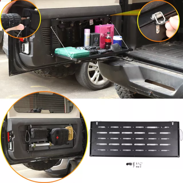 Tailgate Table Foldable Rear Door Storage Cargo Shelf For Hummer H3 2005-09
