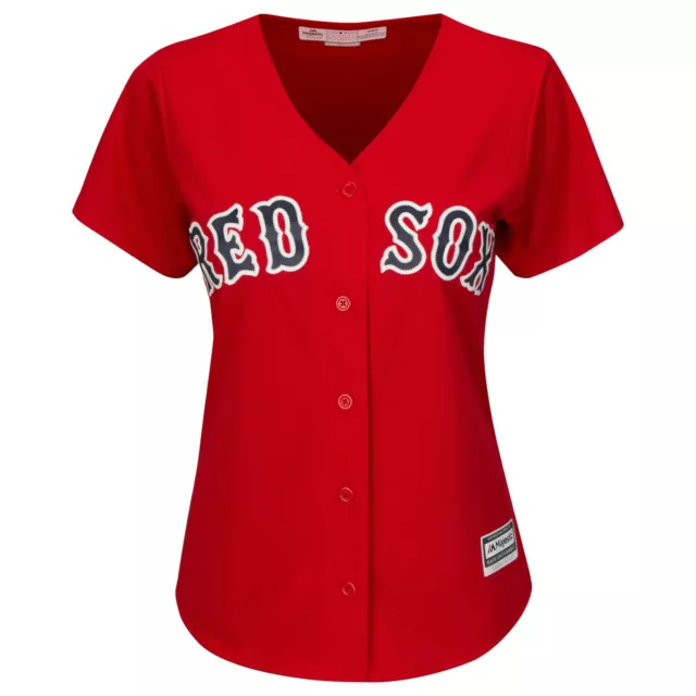 MLB Baseball Damen Trikot Boston Red Sox rot Women Cool base Majestic Jersey