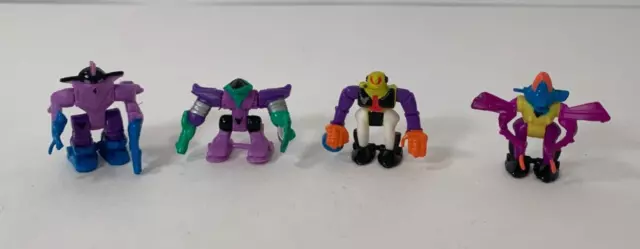 Vintage 1993 Galoob Zbots Mini Z's Collector Pack 4 Figures