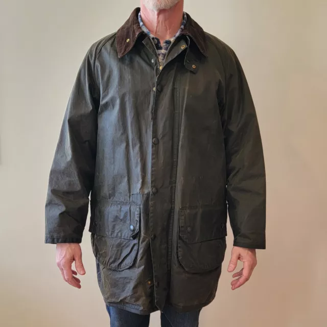 Barbour Gamefair Jacket Waxed Waterproof A123 Size M 40in 102cm