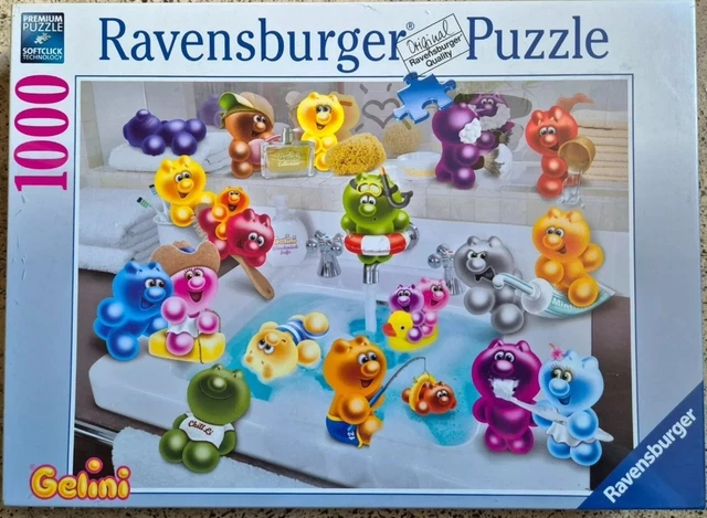 RAVENSBURGER PUZZLE 1000 Teile GELINI BADESPAß OVP NEU JÖRG ZAHRADNICEK ...