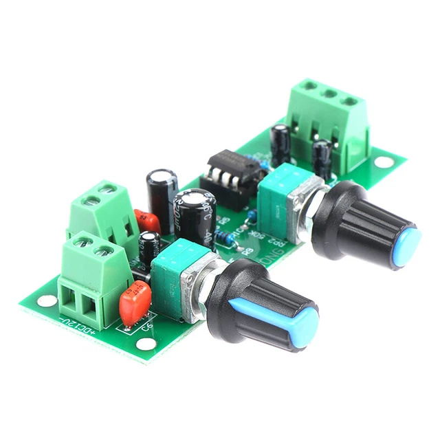 SINGLE SUPPLY LOW pass filter board subwoofer preamp board 2.1 channel