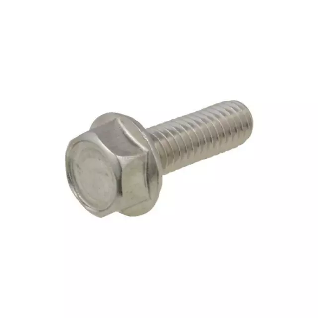 1/4" 5/16" 3/8" UNC Imperial Coarse Hex Flange Bolt Serrated Stainless A2-70 304