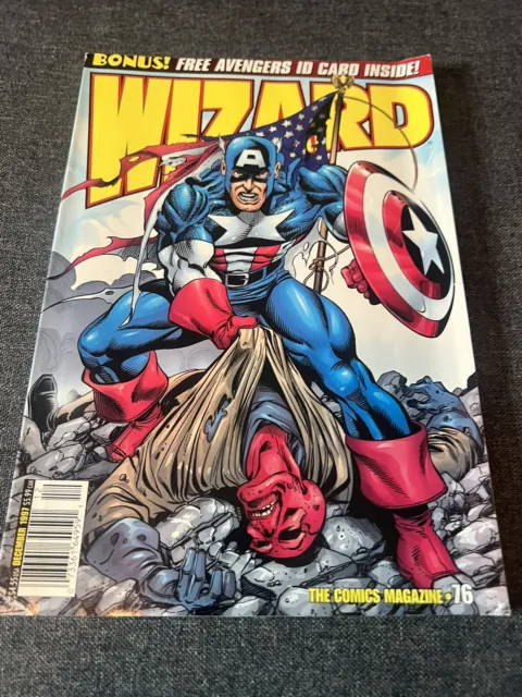 CAPTAIN AMERICA Wizard Comics Magazine BONUS Vol. 1 No. 76 Dec 1997 Marvel