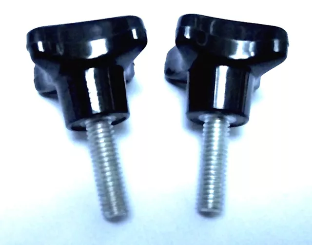 Palm Grips With Grub Screw Black Thumb Wheel Adjustable Screw  M6 X 20Mm R1B6