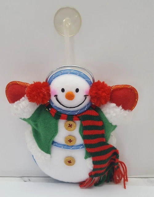 Avon 2004 Fiber Optic 9” Snowman Window Decoration With Suction Cup - Works Avon 2004 Fiber Optic 9” Snowman Window Decoration With Suction Cup - Works