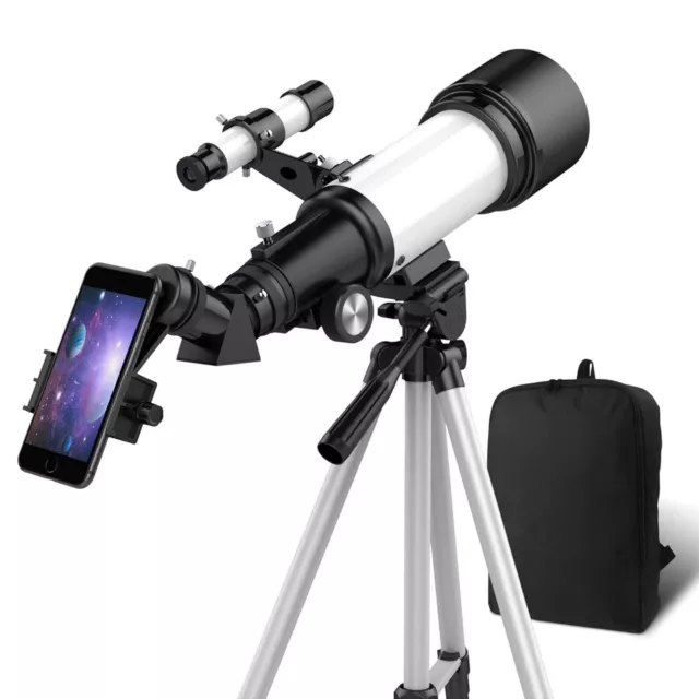 Professional Astronomical Telescope with High Tripod Travel Bag Adults Kids Gift