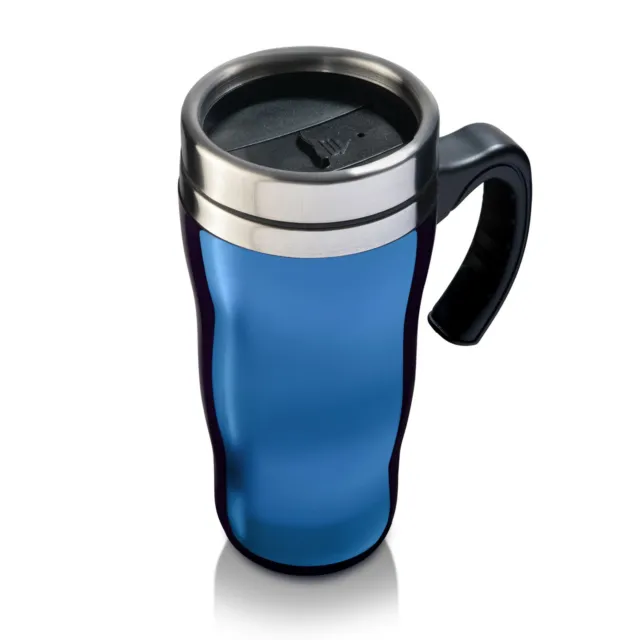 16oz Insulated Coffee Travel Mug Cup with Handle Stainless Steel Mug Tumbler