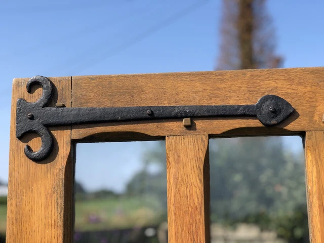Solid Oak Arts & Crafts front door 6