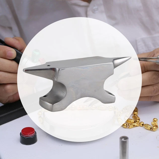 DOUBLE HORN ANVIL Forming Tool Shapes Blacksmiths, Making Supplies Kit ...