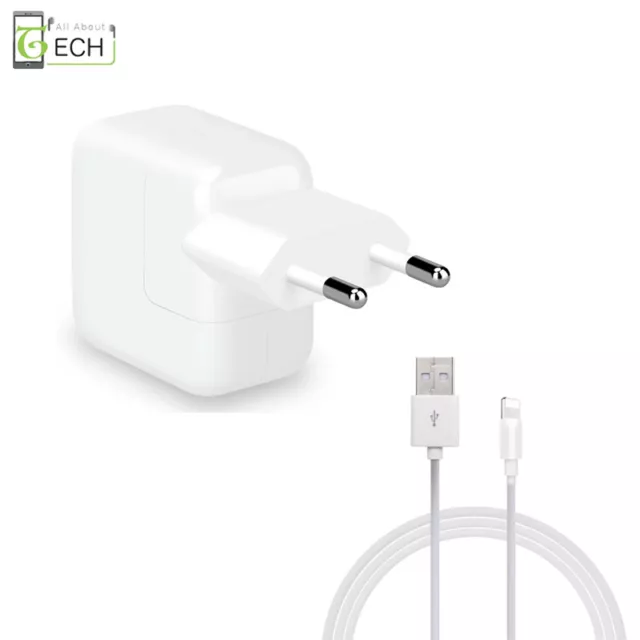 Für iPad iPhone iPod Ladegerät mit Ladekabel Stecker Netzteil USB Adapter Cha...