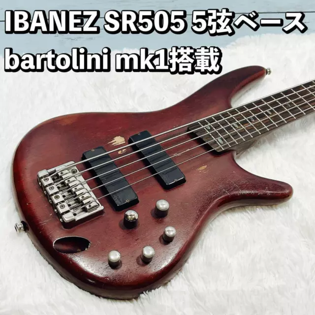 Bajo de 5 cuerdas pastilla Ibanez Sr505 Bartolini Mk1