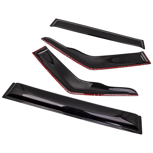 4x Weathershield Weather Shields pour Nissan Patrol Gq Y60 1988-1997 Auto Mirror
