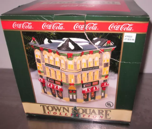 COCA-COLA  Town Square Collection - PLAZA DRUGS in Original box from 1994
