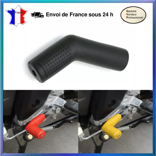 Protège chaussure sélecteur de vitesse moto botte basket protection bandeau noir