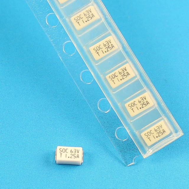 5Pcs SOC SMD SMT 1206 1.25A  T1.25A 63V Fuse