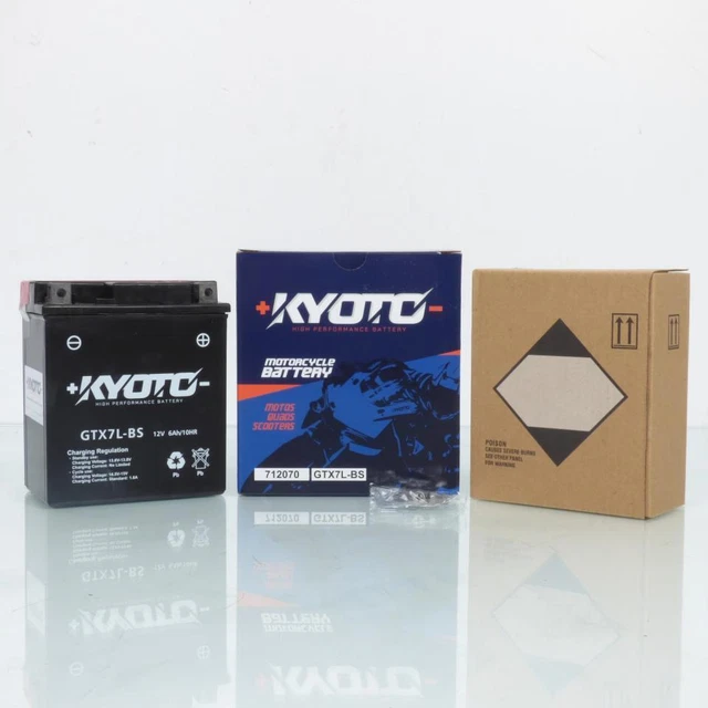 Batterie Kyoto pour Moto Honda 125 CB F GLR 2015 à 2019 Neuf