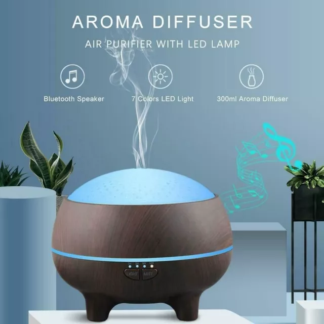 New Aroma Aromatherapy Diffuser Essential Oil Humidifier Ultrasonic Air Purifier 2