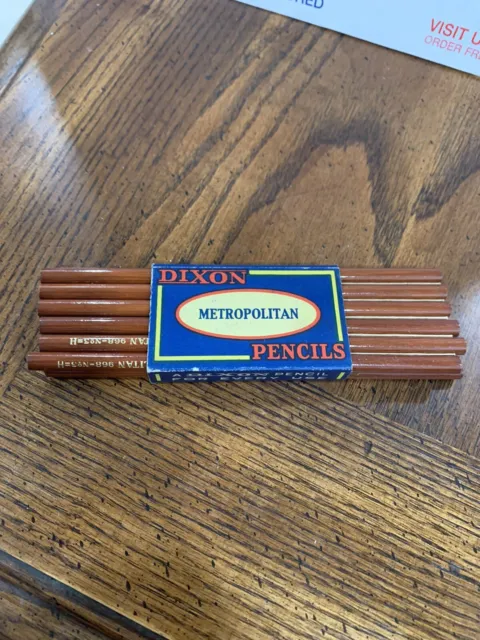 12 Vintage Dixon Metropolitan 968-No 3 Pencils Unused USA VERY RARE