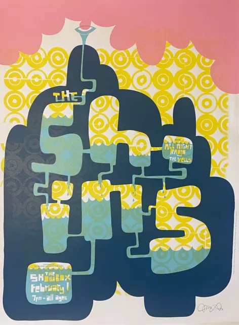 THE SHINS Seattle Showbox Silkscreen Print by Jessie LeDoux