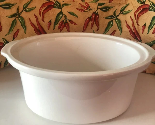 HAMILTON BEACH REPLACEMENT Ceramic Insert For Crock Pot. 6.5 Q 1.99