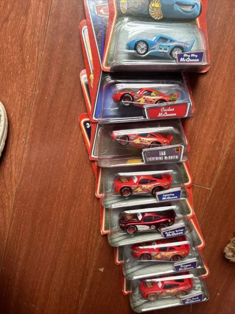 DISNEY PIXAR CARS LOOSE WET LIGHTNING MCQUEEN SAVE 6% GMC 8