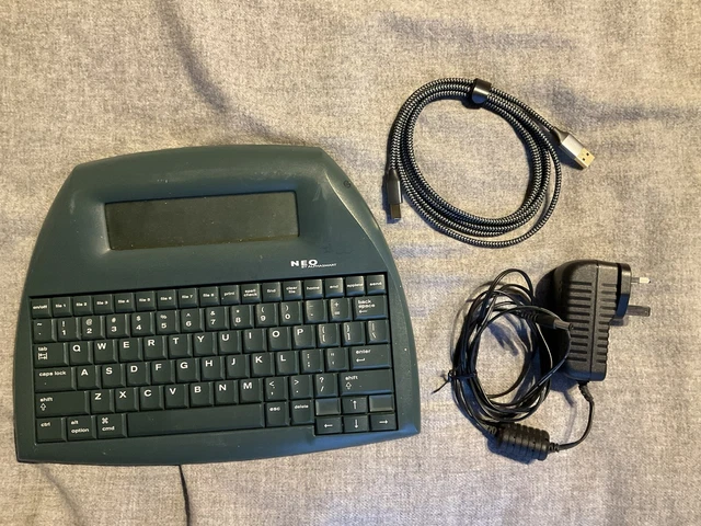 ALPHASMART NEO DISTRACTION Free Word Processing System, working, cable ...