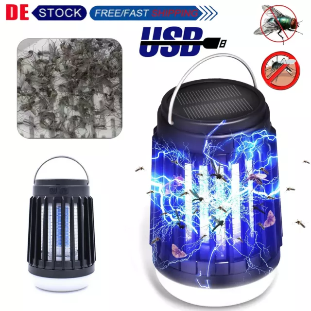 Moskito Killer Insektenvernichter USB Elektrisch UV LED Lampe Mückenfalle Licht