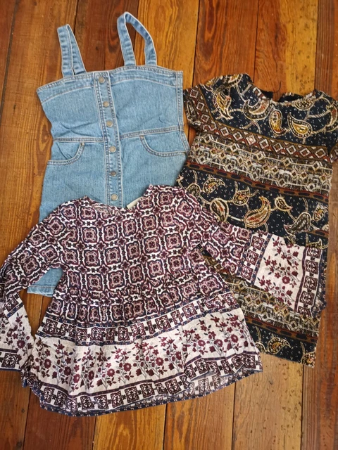 Girls Mixed Bundle - Dresses & Top Age 7-8 Next, Stella McCartney & Zara