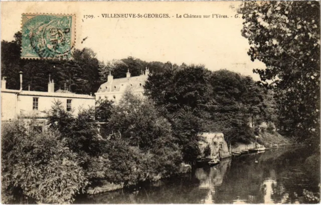 CPA AK Villeneuve St.Georges Le Chateau s l'Yeres FRANCE (1282874)