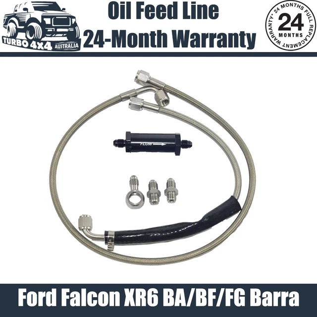 Turbo Pros Turbo Oil Feed Line & Support Bracket Kit For Ford Falcon X – TOP SPARES