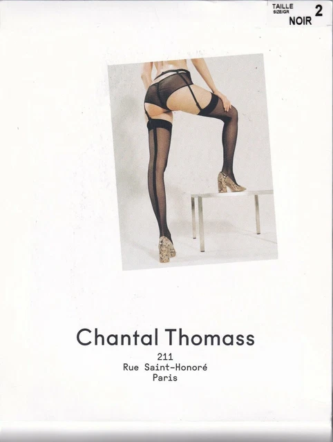 Bas Chantal Thomass 20 Deniers Couleur Chocolat - Taille 2 - Réf. 8430 - Neuf Avec étiquettes