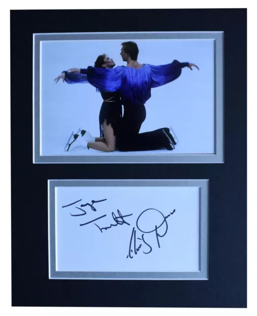 Torvill & Dean Signed Autograph 10x8 photo display Olympic Ice Skating COA