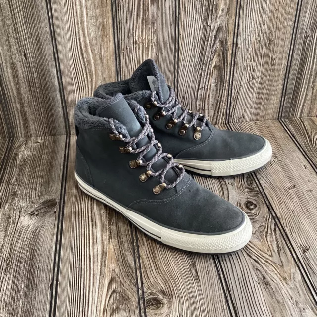 Chuck taylor all star ember boot deals suede and faux fur high top