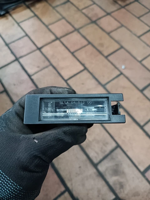 Lot De 2 Douilles D'éclairage Pour Plaque D'immatriculation | Compatible Opel Meriva B, Zafira B, Vectra C | Références 1217215, 90442396