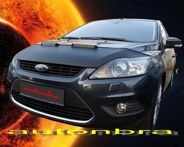 BRA Steinschlagschutz für Ford Focus  Bj. 2008 - 2010 Haubenbra Automaske Tuning