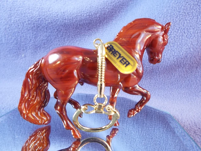 BreyerFest 1999 SM ANDALUSIAN WOODGRAIN Keychain – Save $ Multiple USA Ship