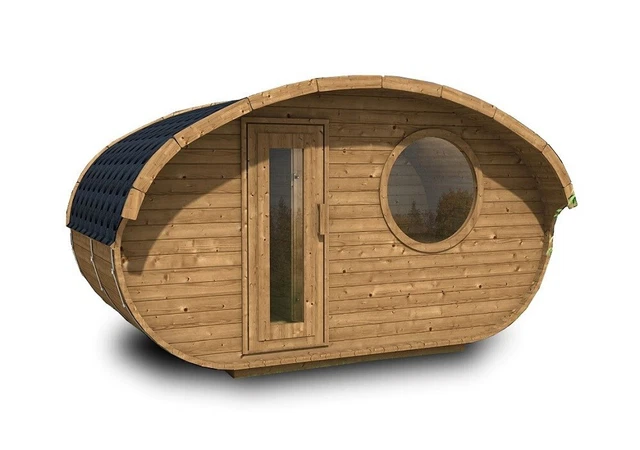 Sauna Casa al Aire Libre con Vestidor o Zona de Relajación, Made in Estonia