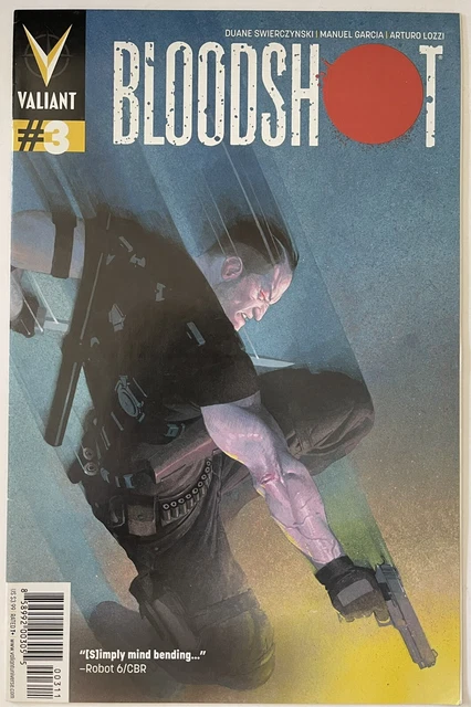 Bloodshot #3; 1st Print Esad Ribic Cover; Valiant Comics; VF; Hard Corps