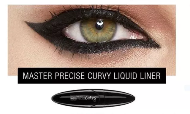 Eyeliner Master Precise Curvy Noir intense Gemey Maybelline