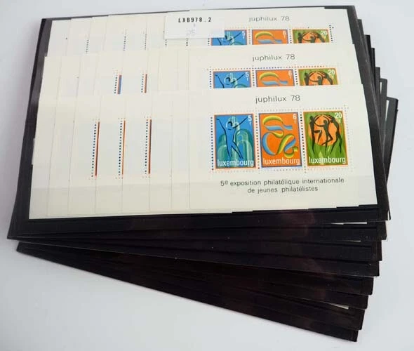 1978 Luxemburg; 200 Blocks JUPHILUX, Bl. 12, postfrisch/MNH, ME 900,-