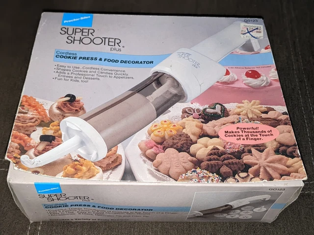 Prensa de galletas inalámbrica Proctor Silex Super Shooter Plus G0123 y ACCESORIO G1010