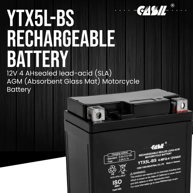 Photo inspiration: Polaris Outlaw 850 Battery Replacement Reference: Ytx5L Bs Motorcycle Battery For Polaris 50Cc Outlaw Predator 2004