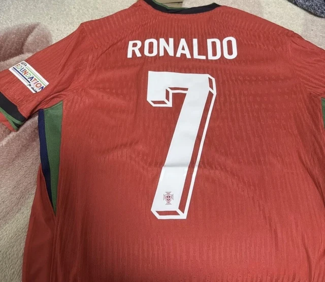 RONALDO PORTUGAL EURO 2024 Home Soccer Player Version Jersey 7 Mens