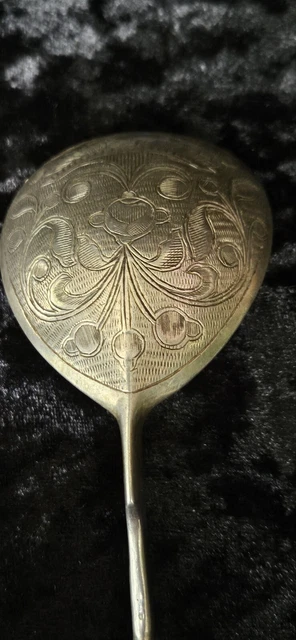 Cucchiaio caviale argento sterling imperiale russo 1896