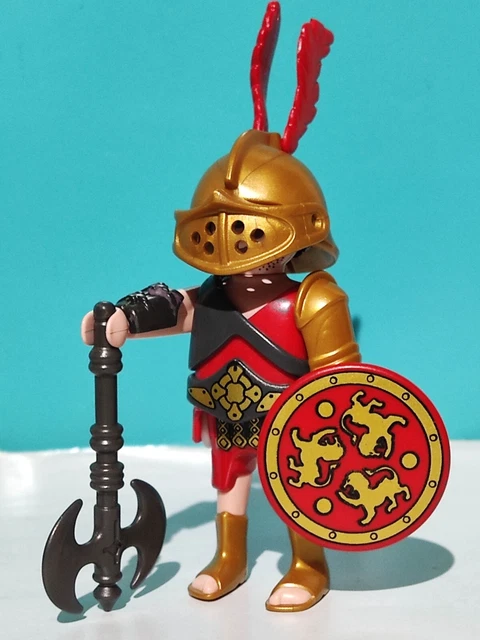 PLAYMOBIL FIGURA GLADIADOR Romano Romanos Coliseo Anfiteatro Circo