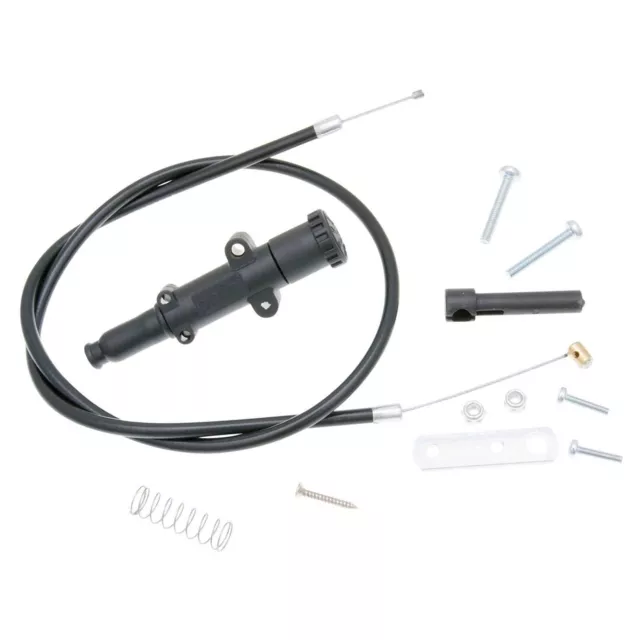 Mf1501 - Polini Kit Comando Aria Manuale Starter Nero + Filo Universale Scooter