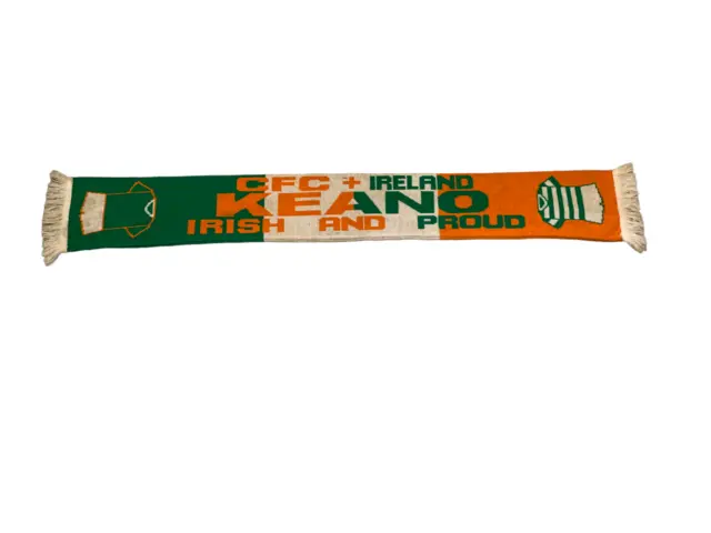 Celtic And Ireland Football Scarf - Roy Keane