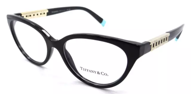 TIFFANY & CO Eyeglasses Frames TF 2226 8001 52-16-140 Black Made in ...