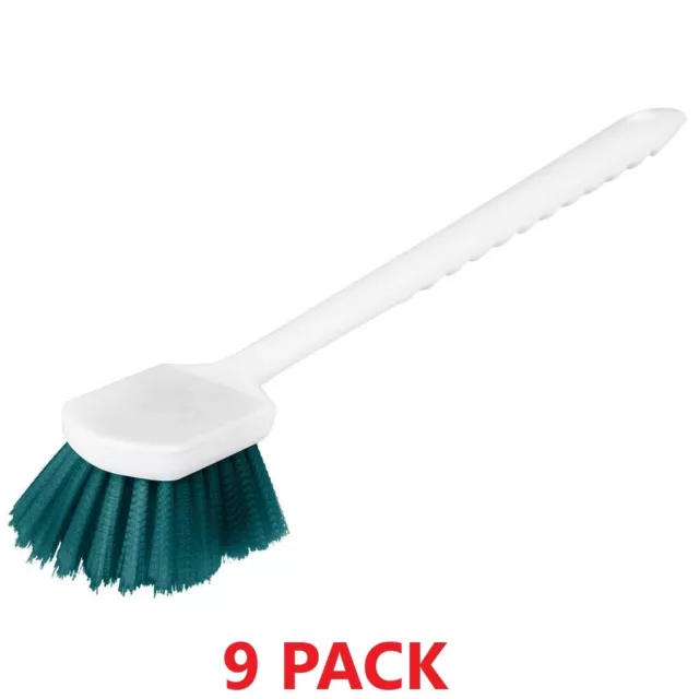 Carlisle 40501C09 20" Sparta Green Floating Utility / Pot Scrub Brush (9 PACK)